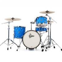 GRETSCH CATALINA CLUB 4-Piece Shell Fusion Drum KIT Blue Satin Flame