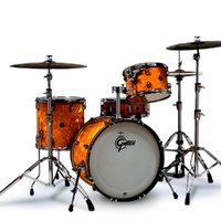 GRETSCH CATALINA CLUB 4-Piece Shell Fusion Drum KIT Orange Satin Flame