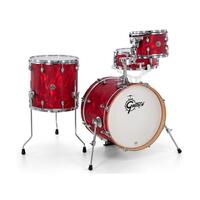 GRETSCH CATALINA CLUB 4-Piece Shell Fusion Drum KIT  Red Satin Flame
