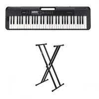 Casio Casiotone CTS300 61-Key Touch Sensitive Keyboard with Double Braced Keyboard Stand