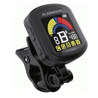 Armour Clip On Headstock Tuner For Guitar Banjo Bass USB Rechargeable