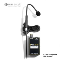 K&K Sound CXM5 Saxophone Mic Clip-on Microphone Pickup w/Belt-clip Preamp/Volume