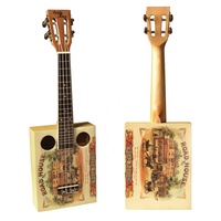 Eddy Finn EF-CGBX-1 Cigar Box Uke  "Road House" Concert Ukulele 