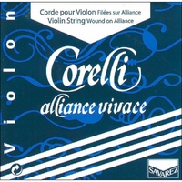 Corelli Alliance Vivace Violin E String 4/4 Size Medium Ball End 