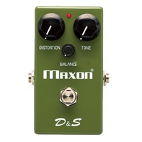 Maxon D&S II Distortion/Sustainer Guitar Effects Pedal