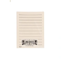 Archives Double-Folded Manuscript Paper Sheets, 12 stave, 24 Sheets