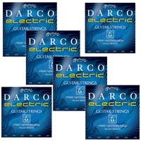 6 Sets Martin D9600 Darco Electric Guitar Strings, Light / Heavy Gauge 10 - 52