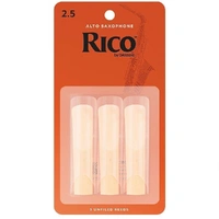 Rico Eb Alto Saxophone Reeds, Strength 2.5 ,  RJA0325 , 3-Pack