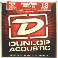 1 Set Dunlop DAP1356 Phos Bronze Medium Acoustic Guitar Strings 13 - 56