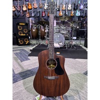 Fenech Guitars Delta Blues D78  Acoustic / Electric Guitar - Bourbon Stain