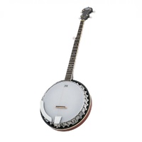 Bourbon Street 5-String Banjo - Mahogany Resonator - Aluminium Rim 30 Brackets