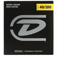 Dunlop String Set Nickel Wound Bass Guitar Strings 40 - 100 DBN40100