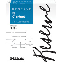 D'Addario Reserve Eb Clarinet Reeds, Box of 10, Strength 3.5+