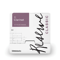 D'Addario Reserve Classic Bb Clarinet Reeds, Strength 3.0, 25-box