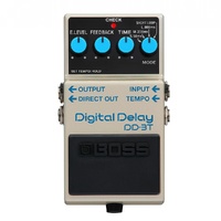 Boss DD3T Digital Delay with Tap Tempo Guitar Effects Pedal
