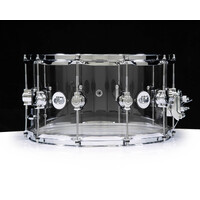 DW Design Acrylic 14 x 8 Snare - Clear