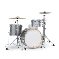 DW Design Series 4-Piece Drum Shell Kit, Titanium Satin 
