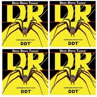 4 Sets DR Strings DDT Drop Down Tuning Mega Heavy Electric Guitar Strings 13 -65