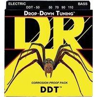 DR DDT-50 Drop Down Tuning Heavy 4-String Bass Guitar Strings 50 - 110