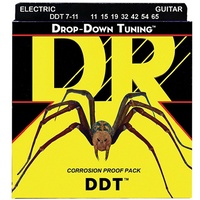  DR Strings DDT7-11 Drop Down Tuning 7-String Extra Heavy Guitar strings 11-65
