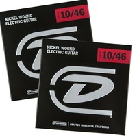 2 Sets Dunlop DEN1046 Electric Guitar Strings Light 10 - 46 Sale Price