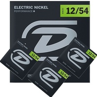 4 Sets Dunlop DEN1254 Nickel Plated Steel Electric Strings - .012-.054 - Heavy