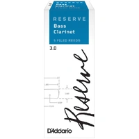 D'Addario Reserve Bass Clarinet Reeds, Strength 3.0, 5 Pack