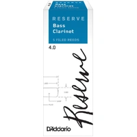 D'Addario Reserve Bass Clarinet Reeds, Strength 4.0, 5 Pack