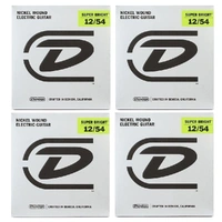 Dunlop Super Bright Electric Guitar Strings - .012 -.054 Heavy - 4 Sets 