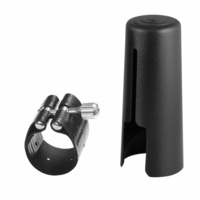 Rovner 1E Dark Ligature with Cap for " Eb Clarinet " or Bb German Nickel Fittings
