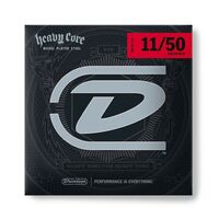 Dunlop Heavy Core Electric Guitar strings Heavier For Drop Tuning 11 - 50 New