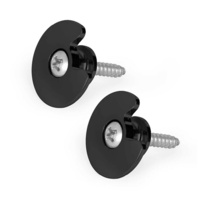 Diago Twistlock - Secure Strap Buttons Straplocks / Strap Locks Black