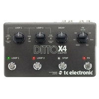 TC Electronic Ditto X4 Looper Looper Guitar Effects Pedal 