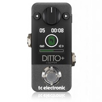 TC Electronic Ditto+ Looper Pedal - 60-minute, Multi-session Looper Pedal 