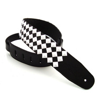 DSL DJ25-15-White Pyramid White Guitar Strap