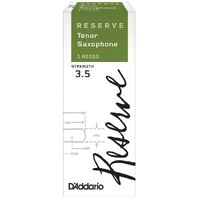 D'Addario Rico Reserve Tenor Saxophone Reeds, Strength 3.5, - 5 pack
