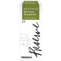 D'Addario Woodwinds Rico Reserve Baritone Saxophone Reeds, Strength 2.5, 5 pack