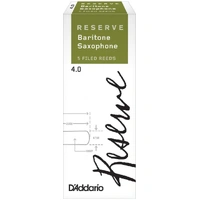 D'Addario Reserve, Baritone Saxophone Reeds, Strength 4.0, - 5 Reeds