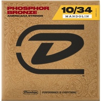 Jim Dunlop Phospher Bronze 8-String Mandolin Set of Strings Light  10 - 34 