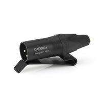 DPA ADAPTER: MICRODOT TO 3-PIN XLR WITH BELT CLIP