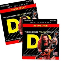 2 sets DR Strings DBG-10 Dimebag Darrell Signature Electric Guitar Strings 10-46