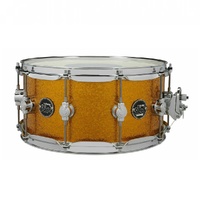 DW DRPF6514SSGS Performance Maple 14 x 6.5 Snare -  Gold Sparkle