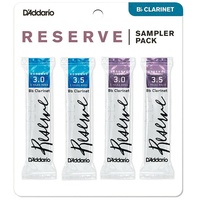 D'Addario Woodwinds DRS-C30 Reserve Bb Clarinet Reed Sampler Pack, 3.0/3.5