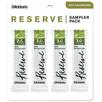 D'Addario Woodwinds DRS-J25 Reserve Alto Saxophone Reed Sampler Pack, 2.5/3.0/3.