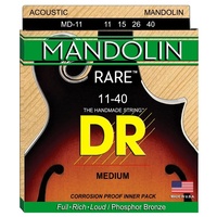 DR Strings MD-11 Rare Phosphor Bronze Acoustic Mandolin Strings Set  11 - 40