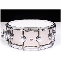 DW Collector's Series Nickel Over Brass Snare 14x5.5" Chrome Hardware DRVK5514SVC