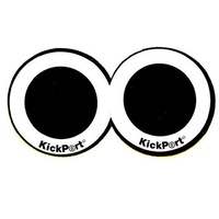 Kickport D-Pad Bass Drum Impact Pad Works on double or single  Pedals  - Black