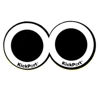 Kickport D-Pad Bass Drum Impact Pad Works on double or single  Pedals  - Black