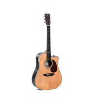 Sigma DTC-28HE Dreadnought Acoustic/Electric Guitar w/ Cutaway