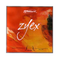 D'Addario DZ310S Zyex Series Violin Strings Set 4/4 Size Heavy , Silver D
